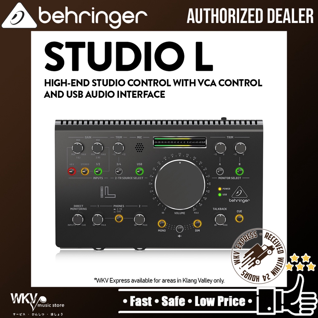 Behringer Studio L Highend Studio Control with VCA Control and USB