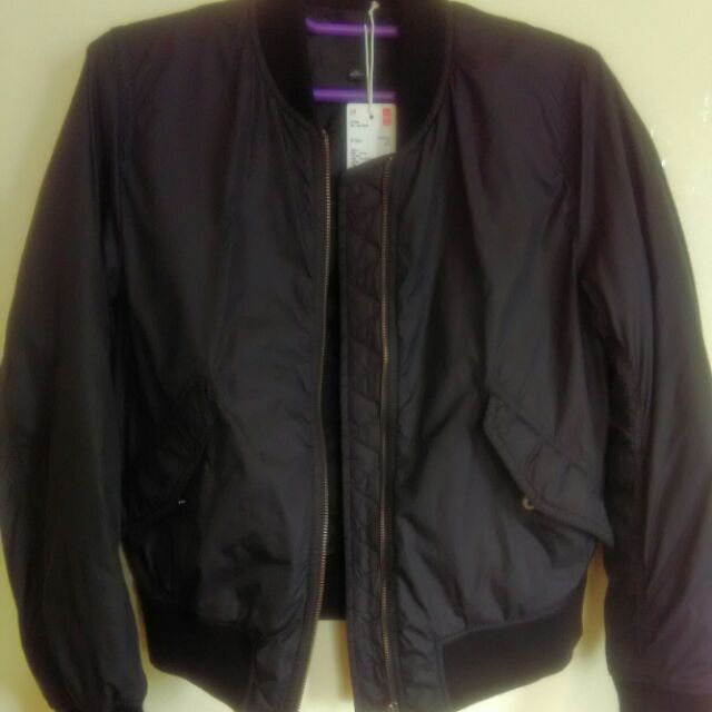 Bomber Jacket Women Uniqlo Used Preloved Shopee Malaysia