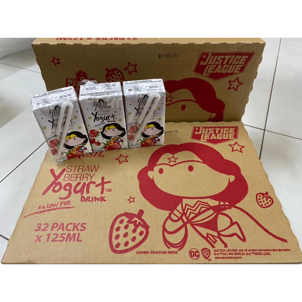 FARM FRESH UHT YOGURT STRAWBERRY 125ML (1CTN 32PACKS) Shopee Malaysia