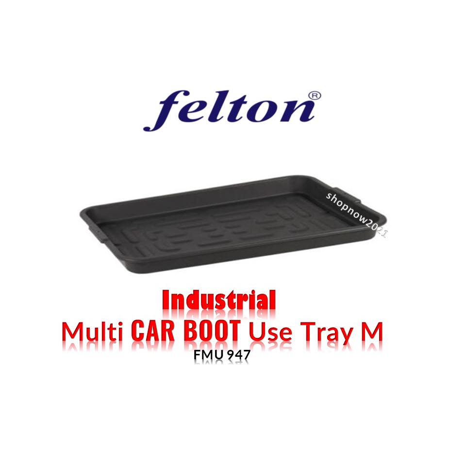 (ready stock) FELTON Multi Use Car Boot Tray Plastic Multipurpose Wet