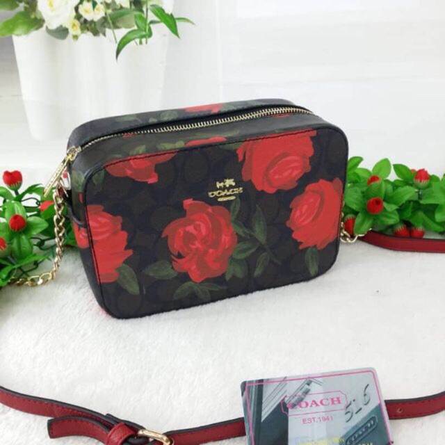 coach sling bag floral