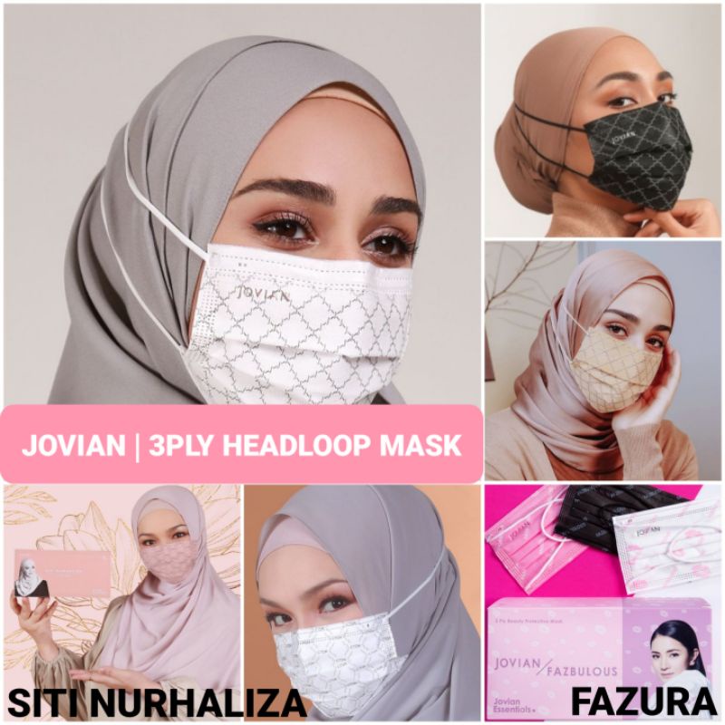 JOVIAN 3Ply Headloop Mask [ALL DESIGN] Shopee Malaysia