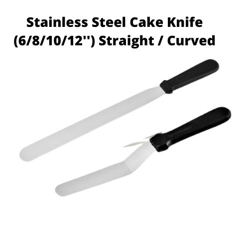 12' 14' Icing spatula straight and bent cake tools 10'