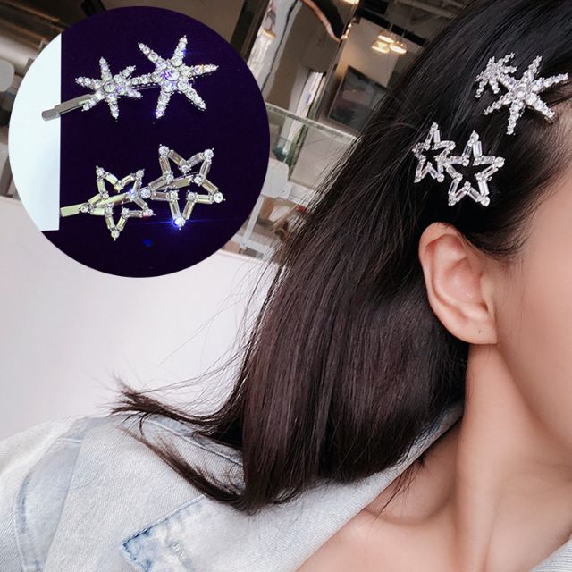 WOMENS FASHION FIVE-POINTED STAR HAIRPIN HAIR CLIP ACCESSORIES HEAD DRESS NICE