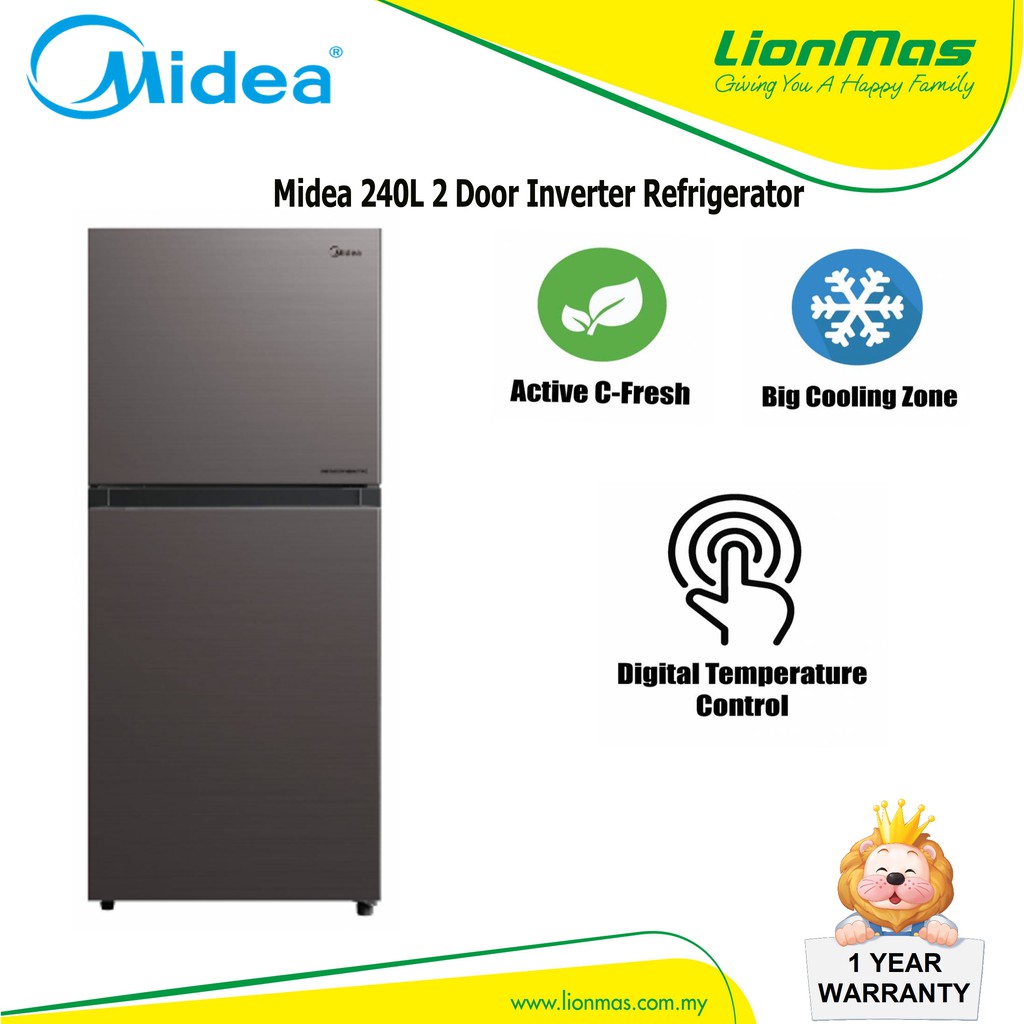 Midea 240L Inverter Refrigerator MDRT307MTB28