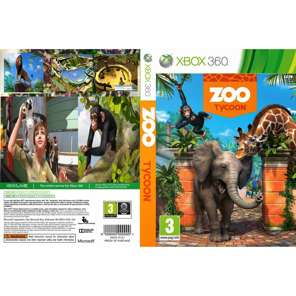 XBOX 360 Game Zoo Tycoon | Shopee Malaysia