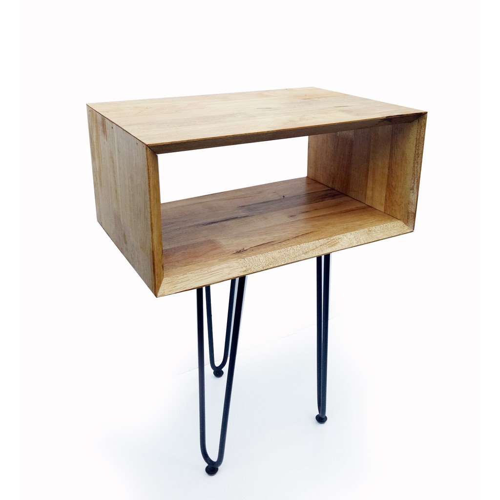 pin leg side table