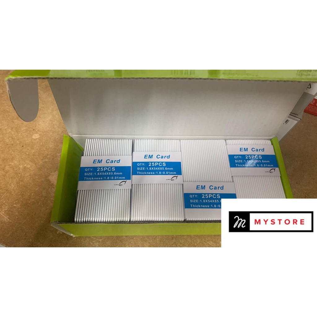 MANGO RFID 125Khz EM ID Access Card Mango 1.8mm with sequence number