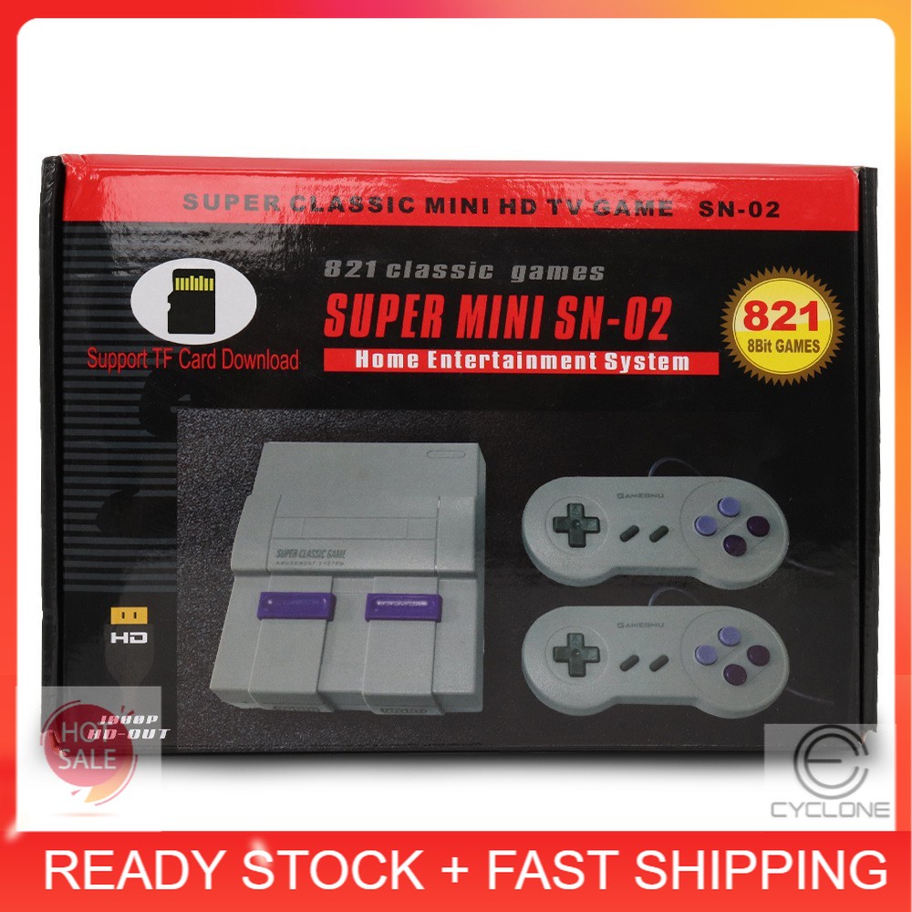 Super Mini Sn 02 Home Entertainment System Built In 1 In 1 Hd Game Shopee Malaysia