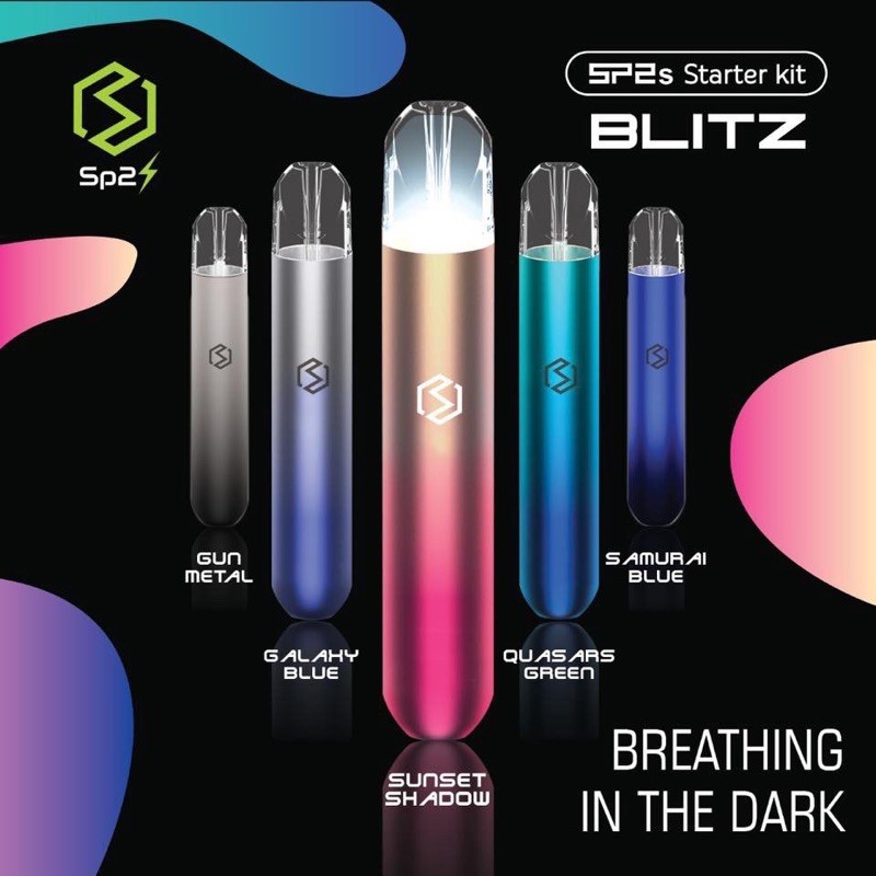 Sp2s New Generation Vape Pod Kit Crystal Pod With Blitz Light Shopee Malaysia