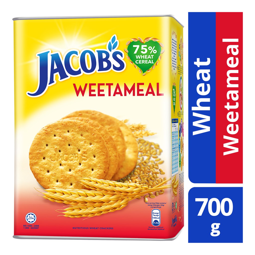 Jacob's Weetameal Crackers Tin (700g) | Shopee Malaysia
