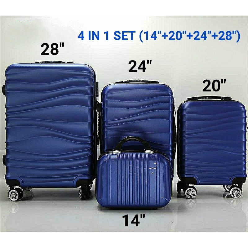 TOP TRAVEL LUGGAGE BAG SIZE 14"INCH OR 20"INCH OR 24"INCH OR 28"INCH