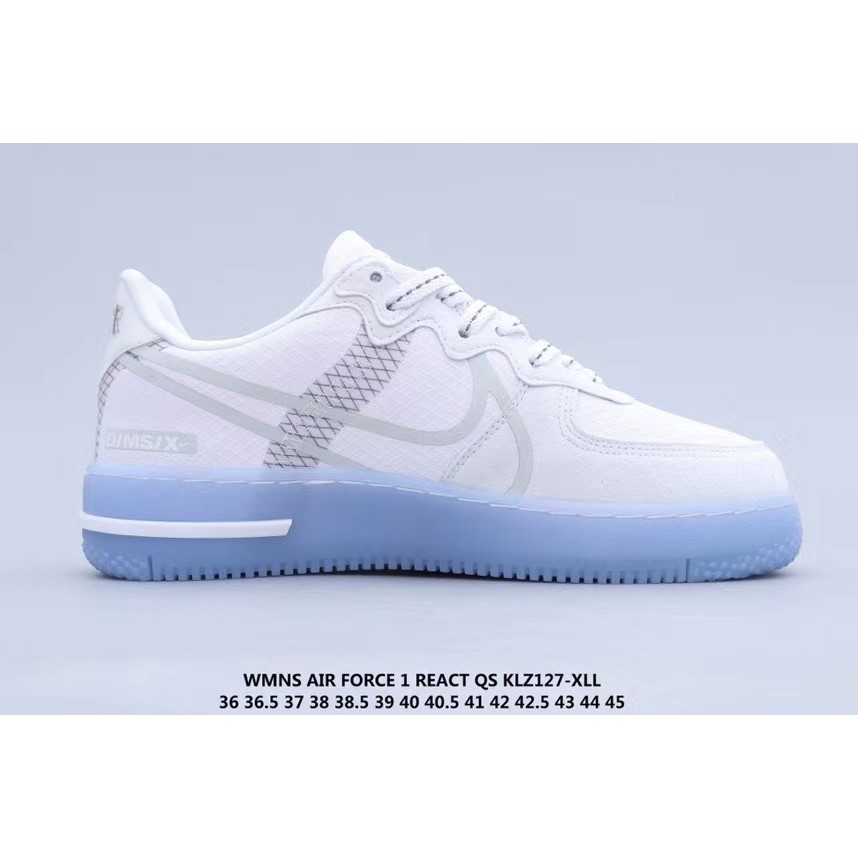 air force 1 react white ice womens