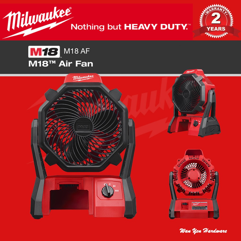 Milwaukee M18 Af 0 M18 Air Fan Jobsite Fan Bare Tool Shopee Malaysia