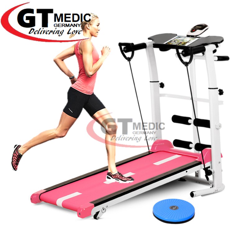 Motorized Foldable Treadmill Running Gym Machine + Fitness Monitor