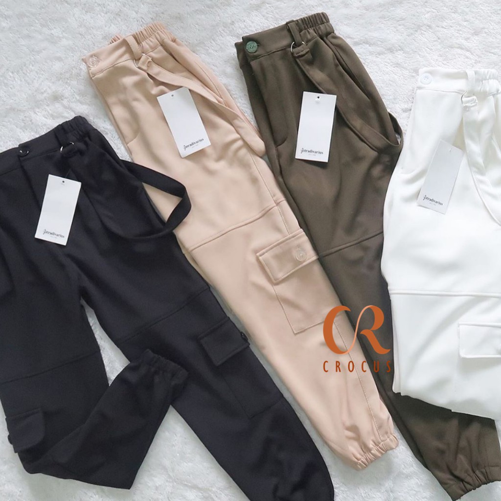 Crocus Sling Cargo Pants Baggy American Drill Shopee Malaysia