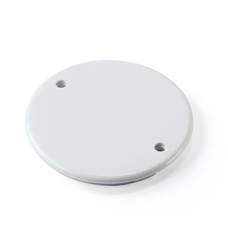 PVC ROUND BOX COVER LID COVER FOR CLIPPING WHITE COLOUR READY STOCK