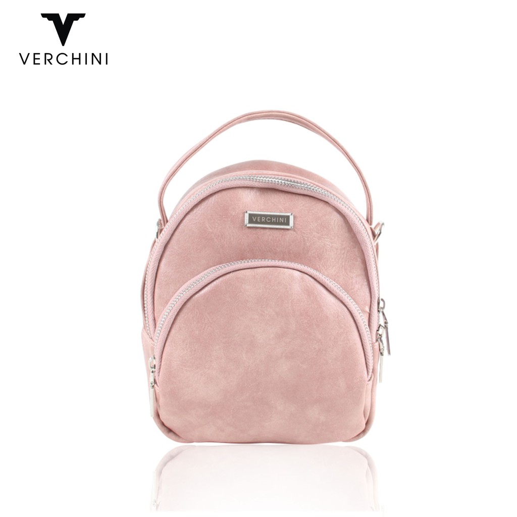Verchini Mini Double Zip Backpack Purse Bag Ladies Women Bag 13000082