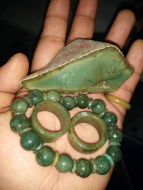 Subang Cincin Tasbih Jade Asli Gred A Shopee Malaysia