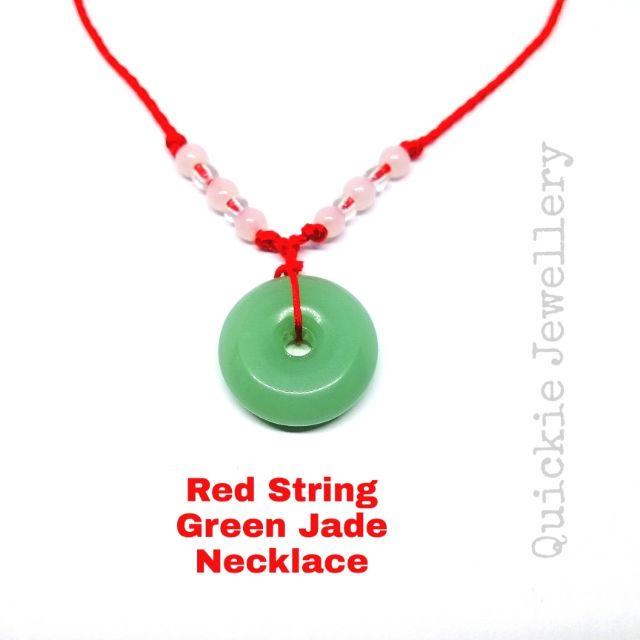 jade string necklace