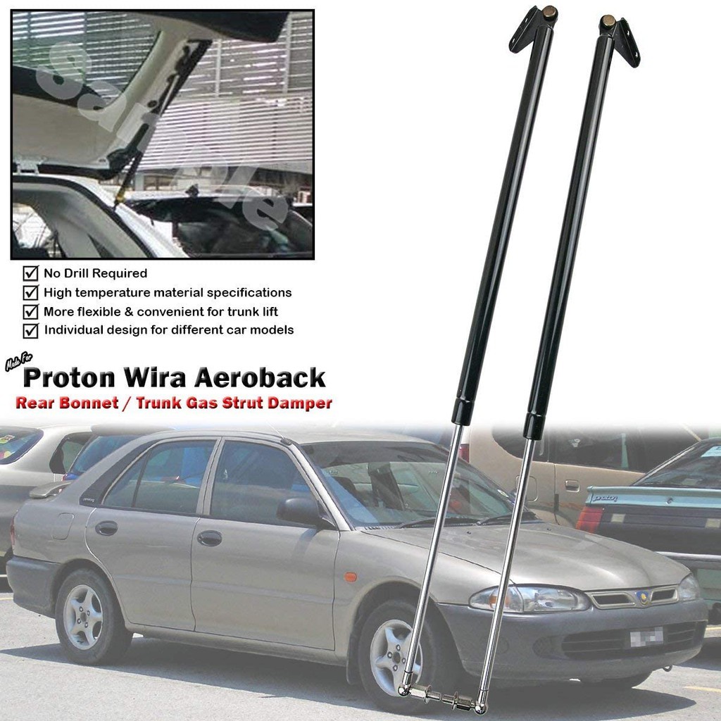 Malaysia Proton Wira Aeroback Rear Bonnet Absorber Pcs Set Shopee Malaysia