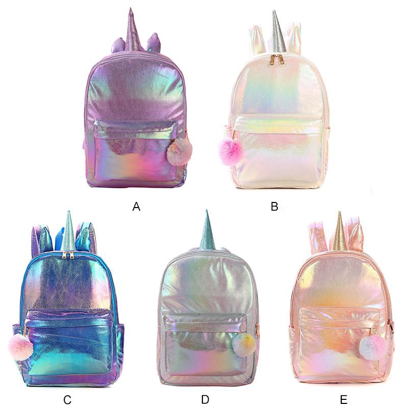 rainbow unicorn bookbag