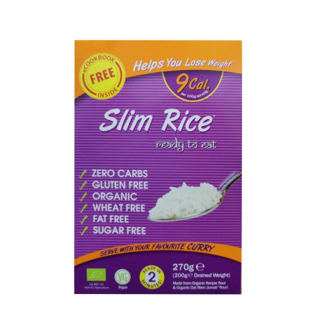 Slim Rice Ready to Eat, made from Organic Konjac Flour, 200 g Shopee