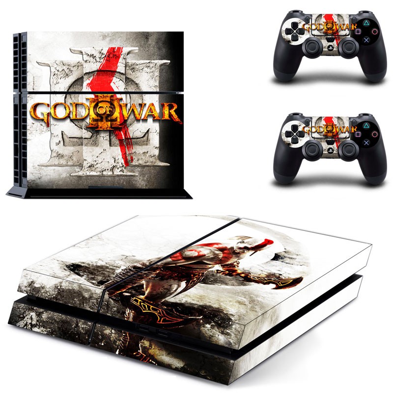 God Of War Game Skin Sticker For Playstation 4 Ps4 Console Controller Stickers Shopee Malaysia