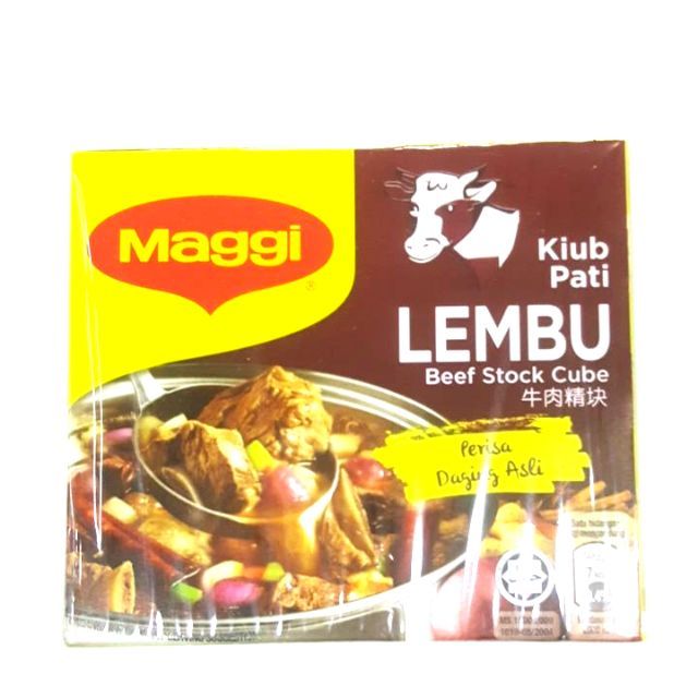Maggi Beef Stock Cube Kiub Pati Lembu 60g Shopee Malaysia