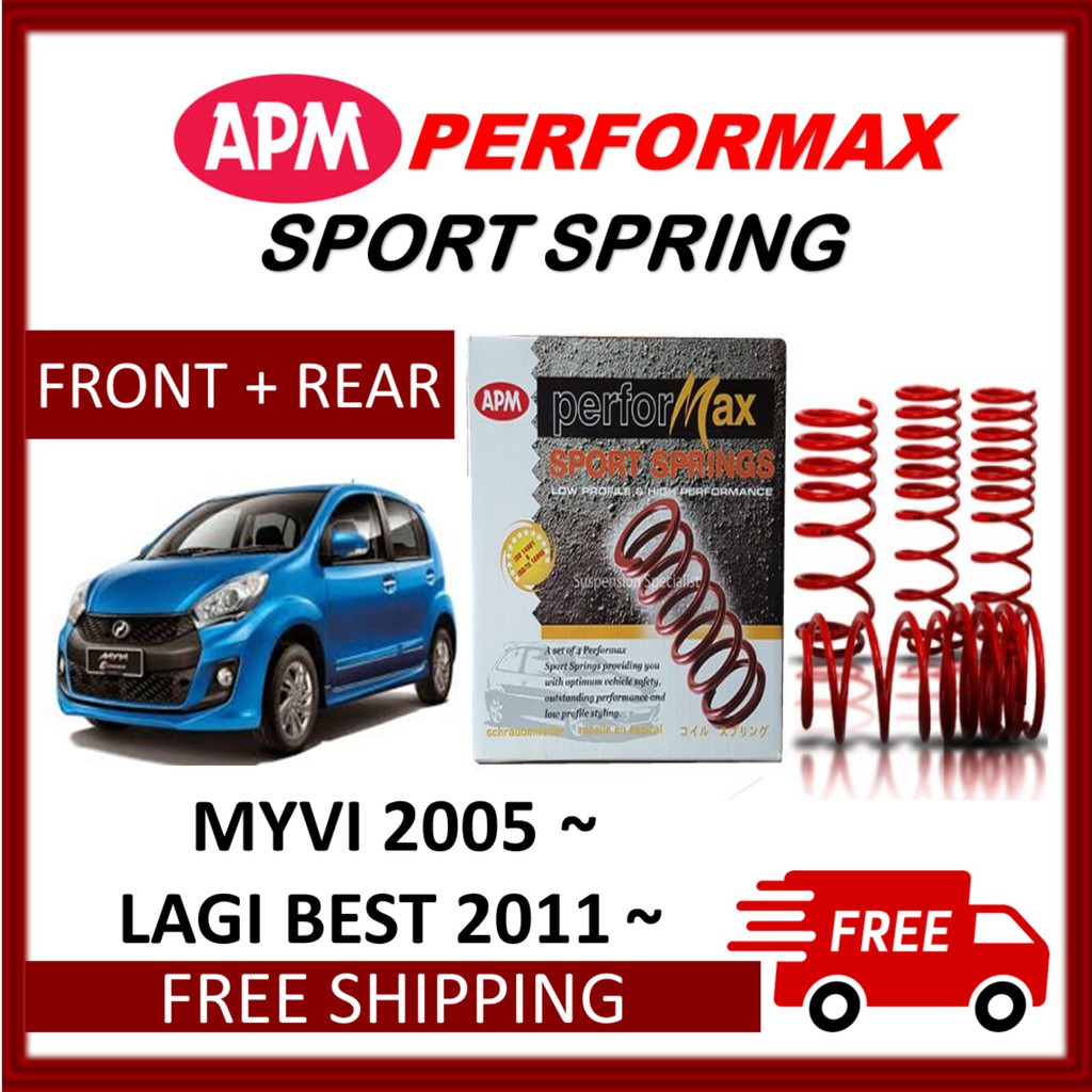 Perodua Myvi 1.3 1.5 Lagi Best Sport Spring APM PERFORMAX 