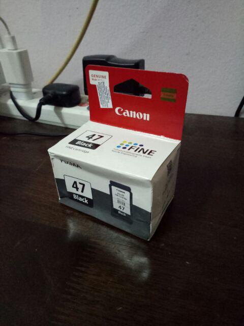 CANON PG-47 BLACK INK CARTRIDGE PG47 E400/E410/E460/E470 ...