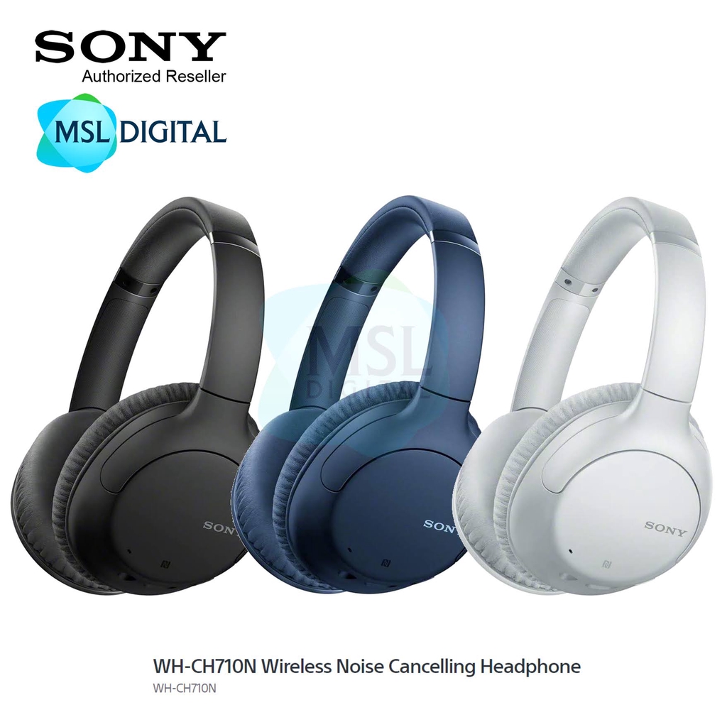 Sony WHCH710N Bluetooth Wireless Headphones OverEar Noise Cancelling