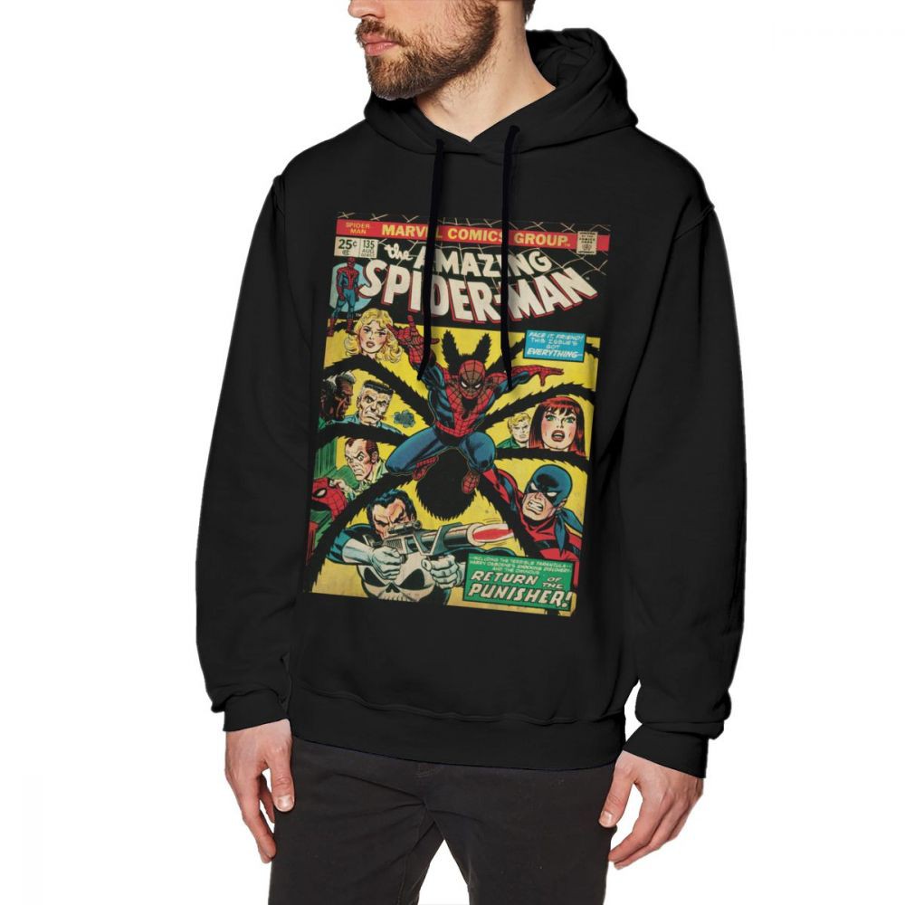 spiderman pullover hoodie