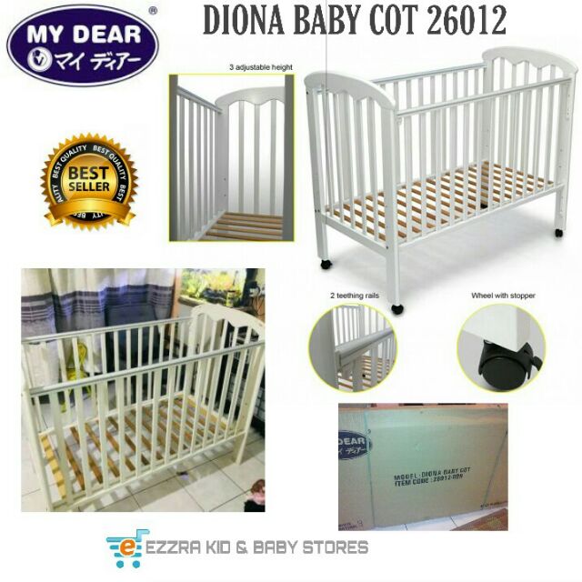 Baby Cot My Dear Adjustable High Shopee Malaysia