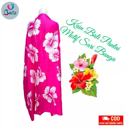 Balinese Cloth Balinese Sarong/ Beach Blanket/ Accessory Cloth/ Beach Shawl/ Sari Bunga/