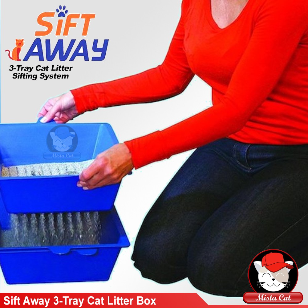 sift away cat litter box