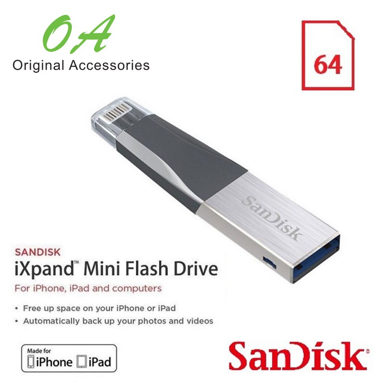 Sandisk IXPand Mini Lightning Flash Drive (64GB) | Shopee Malaysia