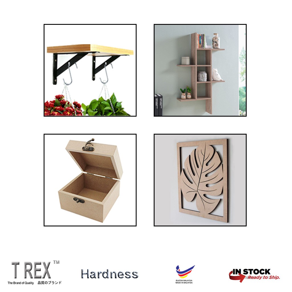 Buy T Rex Diy Mdf Board Wooden Board Wall Shelve Board Cabinet Board Book Shelf Board Papan Mdf Thickness 8mm Seetracker Malaysia