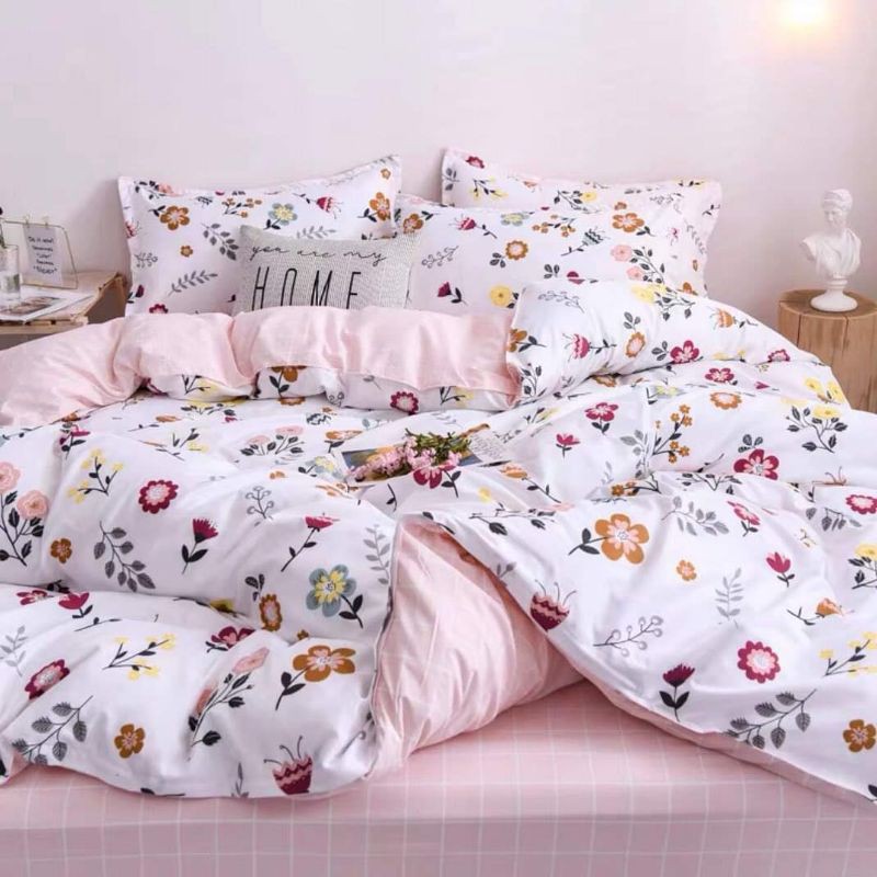 Bedsheet quilt cover set (fitted sheet) Shopee Malaysia