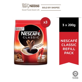 Image of NESCAFE Classic Refill Pack (200g x 3 packs)