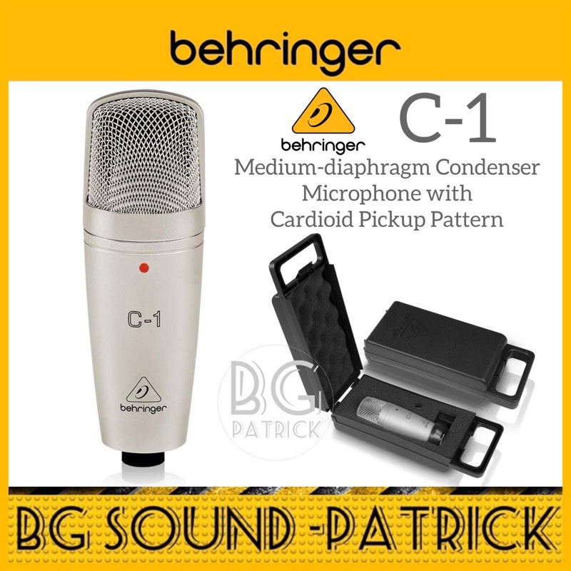 BEHRINGER C1 Condenser Microphone C1 STUDIO Shopee Malaysia