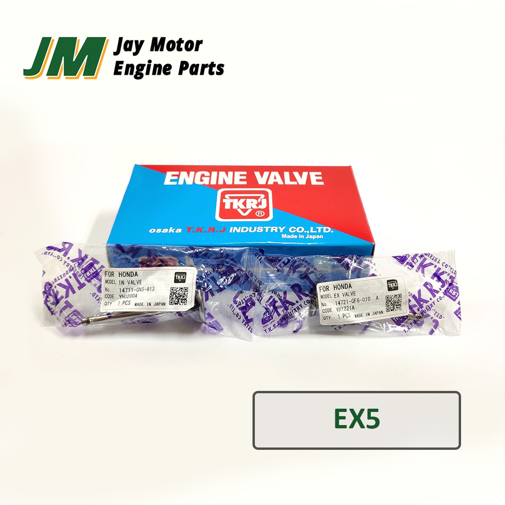 EX5 / EX5 DREAM / WAVE100 TKRJ ENGINE VALVE ( INLET & EXHUAST) JAPAN
