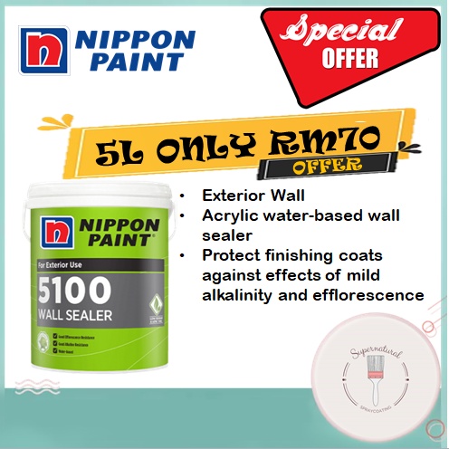 Nippon 5100 Exterior Wall Sealer | Undercoat | Primer | Nippon Paint ...