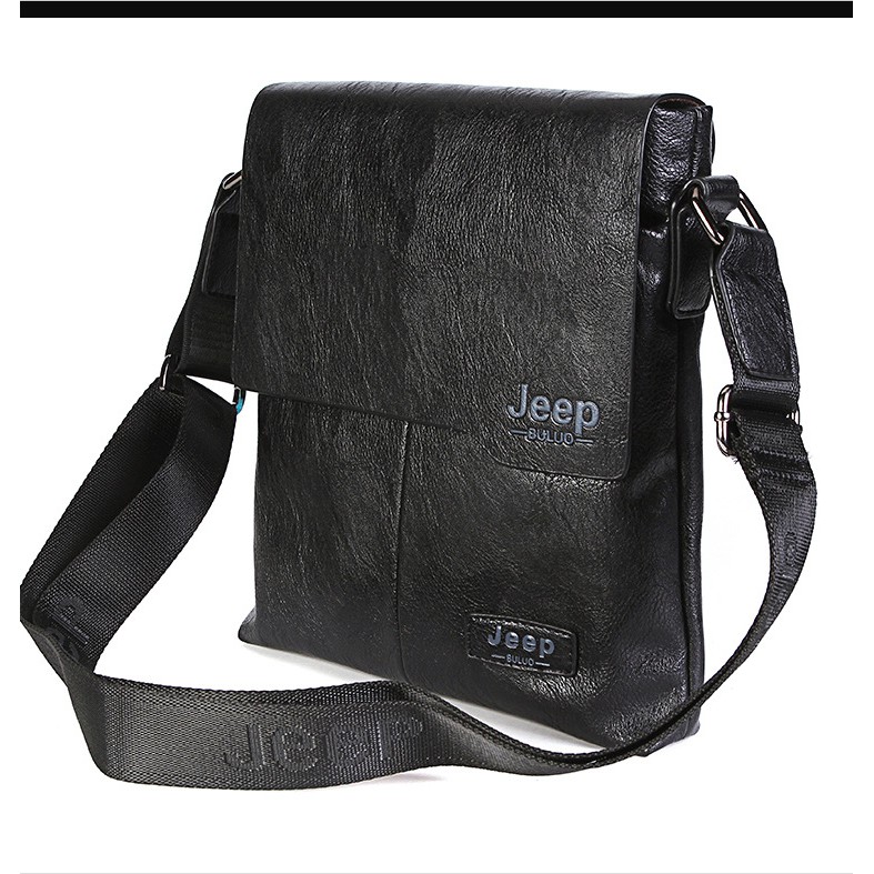 Ready Stock in KL Jeep Men Business Leather Crossbody Bag Casual