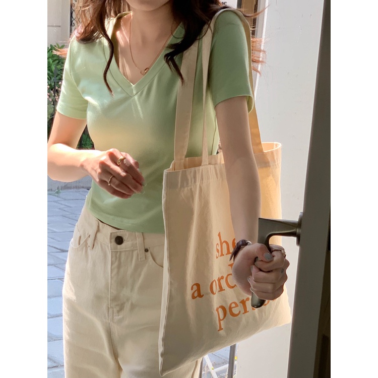 49612 Short Slimmer Look Top Outer Wear Short-Sleeved T-Shirt Women