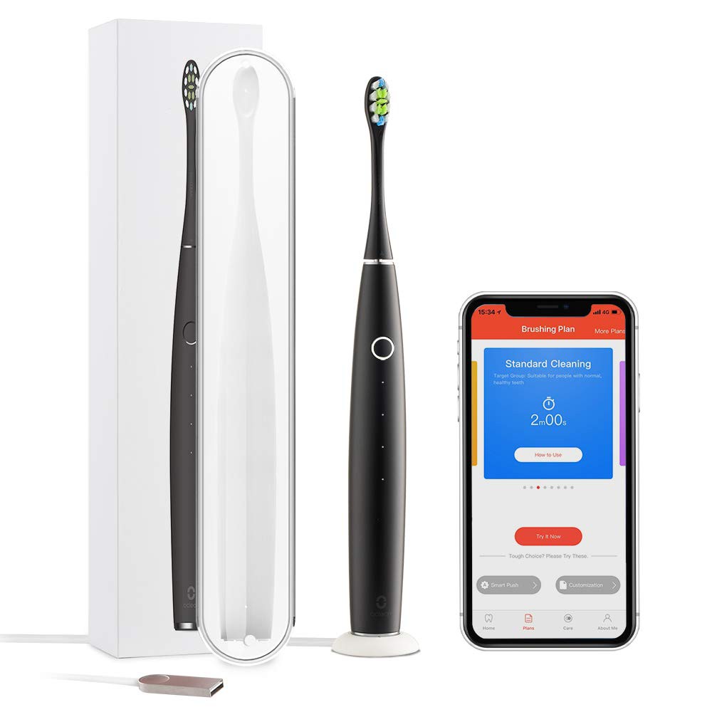 Xiaomi Oclean One Electric Toothbrush (42,000 VPM Sonic Cleaning,3.5H Charge 60 Days Battery Life, 3 Brushing Modes)