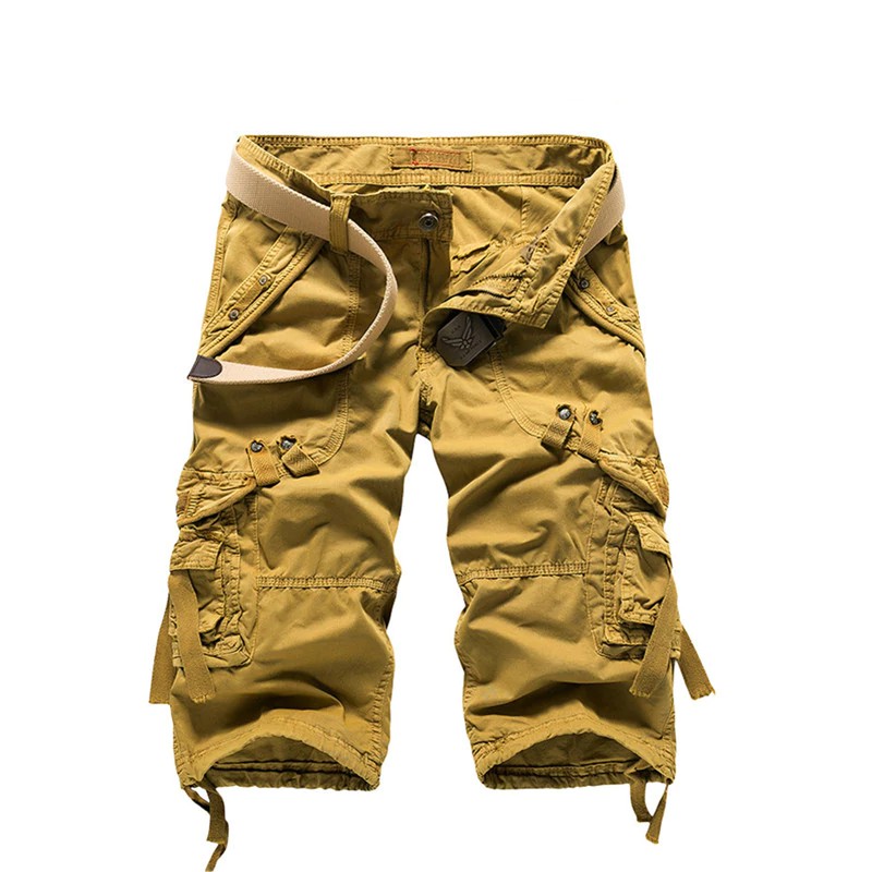 3 quarter cargo pants mens