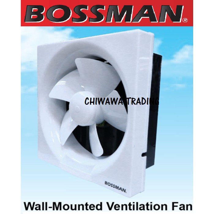  BOSSMAN 12" 300mm Wall-Mounted Ventilation Fan ABT300
