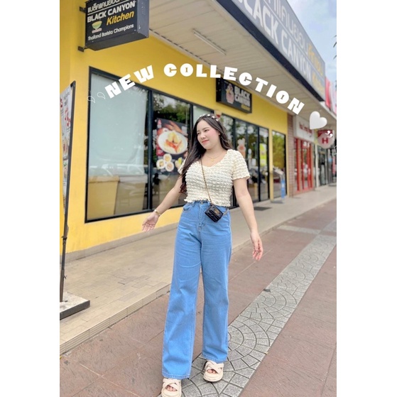 Long Jeans For Chubby Girls Korean Color