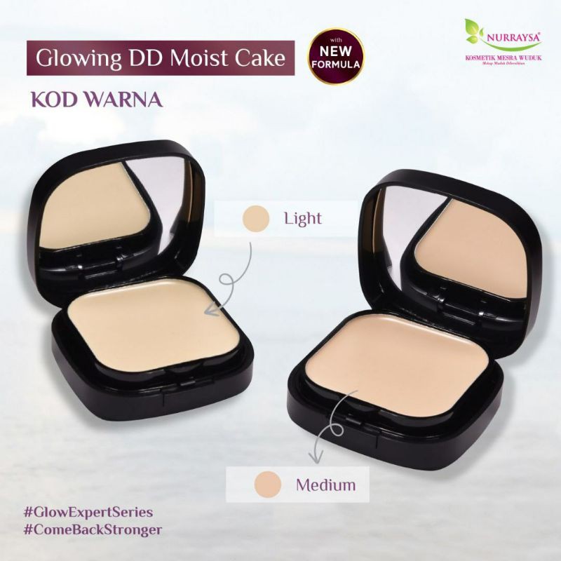 NURRAYSA GLOWING DD MOIST CAKE + FREE GIFT | Shopee Malaysia